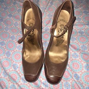 Matisse Women's Dark Brown Mary Jane Heels